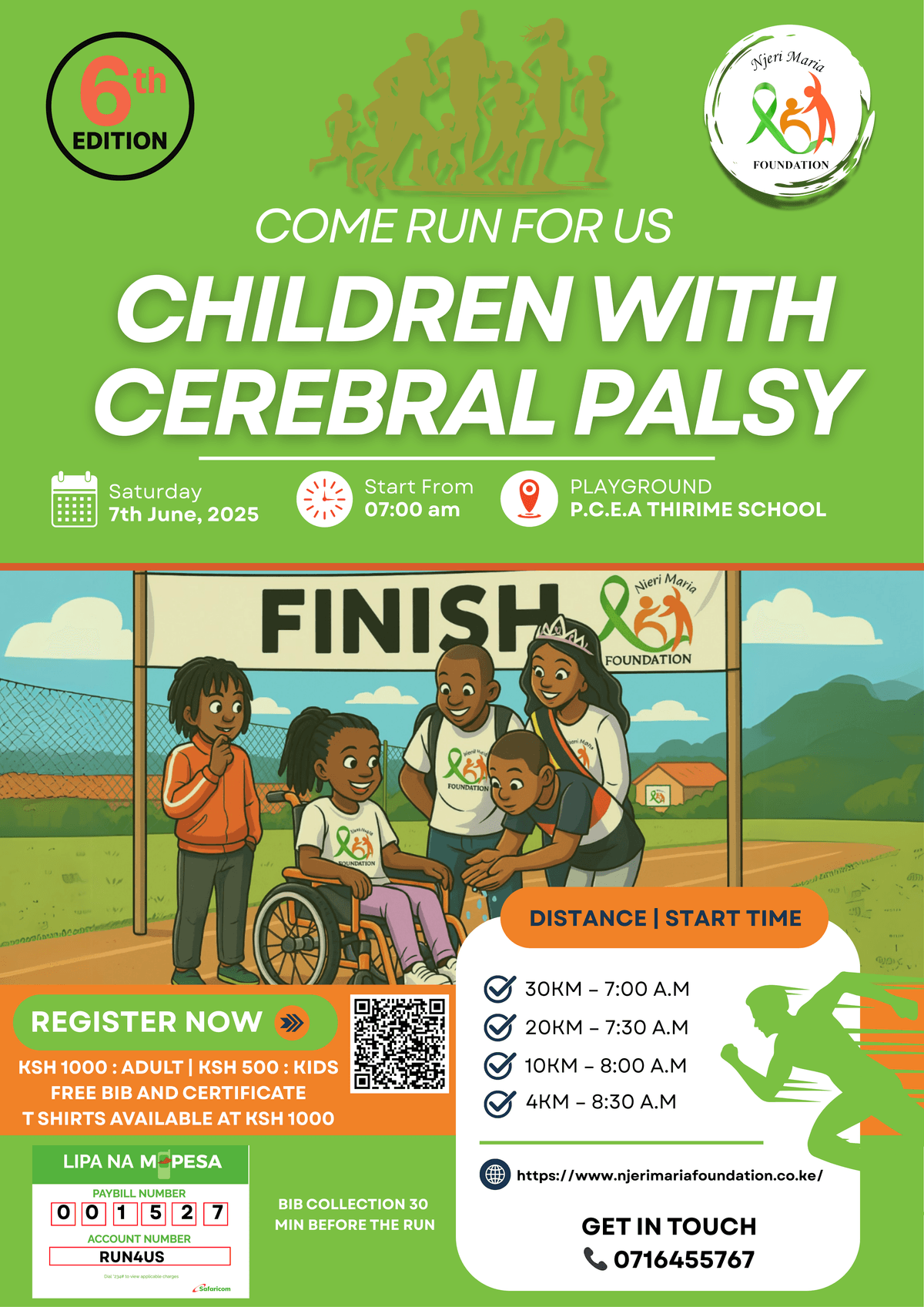 Run for Us – Supporting Children with Cerebral Palsy